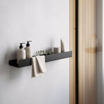 REA - Police do koupelny SF04 60cm black matt REA-06004