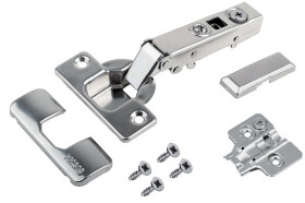 Strong StrongHinges S5 závěs klip naložený, s tlumením, 110°, podložka 3D, vrut, NEREZ (405459)