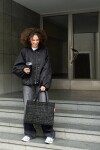 Stylová kabelka Reisenthel Daily Shopper Bouclé black