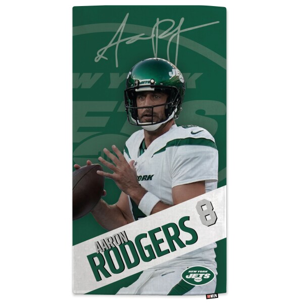 Ručník New York Jets NFL Aaron Rodgers