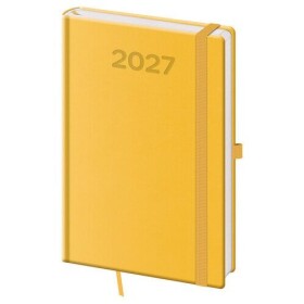 Diář 2027 týdenní A5 Print Pop - žlutá