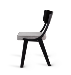 NábytekProNás Jídelní židle DIRAN čalouněná - černá (DIOSA 19)