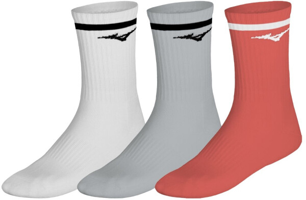 Tréninkové ponožky Mizuno Training 3P Socks With Line 32GXCA54Z81 - tři páry Velikost textilu: M