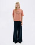 Tričko Thinking MU Flower Rope Pink Lucia Tee PINK