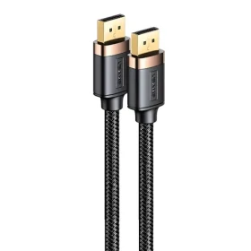 USAMS SJ531 U74 černá / Kabel DisplayPort / DP 1.2 / 4K 60Hz / 2K 144Hz / 2 m (SJ531HD01)