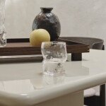 Ferm Living Sklenice na vodu Dimple 270 ml – set 2 ks, čirá barva, sklo