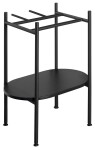 Sapho PUNO konstrukce pod umyvadlo 550x780x360 mm, černá SKA570