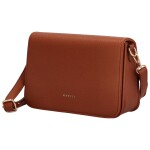 Elegantní dámská koženková crossbody Julys, hnědá