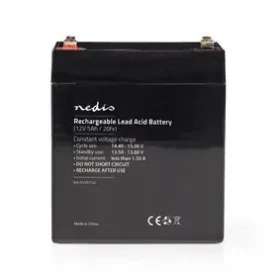 Nedis Dobíjecí olověný akumulátor / Olověné / Dobíjecí / 12 V / 5000 mAh (BALA500012V)