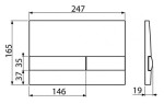 ALCADRAIN Sádromodul - předstěnový instalační systém s bílým tlačítkem M1710 + WC MEXEN TEO ČERNÁ Rimless + SEDÁTKO AM101/1120 M1710 ME02