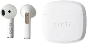 Sudio N2 bílá / bezdrátová sluchátka / mikrofon / IPX4 / Bluetooth 5.3 (7350071388099)
