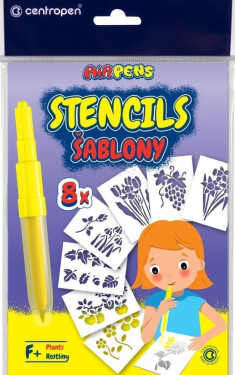 Centropen šablony k foukacím fixům 9996 F+ květiny