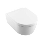 VILLEROY & BOCH - Avento Závěsné WC se sedátkem SoftClosing, DirectFlush, CeramicPlus, Stone White 5656HRRW