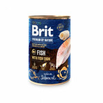 Brit Premium Dog by Nature konz Fish & Fish Skin 800g + Množstevní sleva