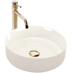 REA - Umyvadlo na desku SAMI ECRU SHINY REA-U4590