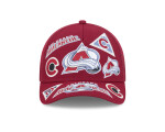 New Era Pánská kšiltovka Colorado Avalanche NHL 9FORTY M-Crown A-Frame Trucker All Over vínová