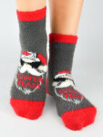 Noviti SB090 Xmas Dámské vánoční ponožky 36-41 tmavě modrá koala 36-41