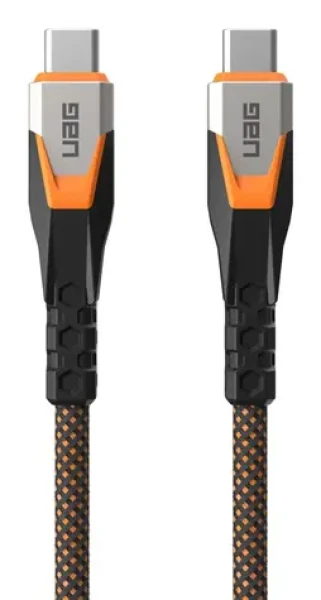 UAG SRGE Datový a nabíjecí kabel USB-C (M) - USB-C (M) 240W 0.75m černo-oranžová / USB 3.2 (9B4415114097)