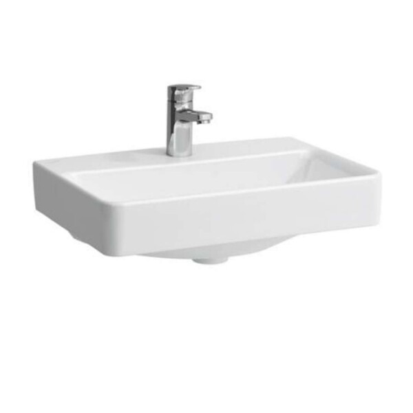 Laufen - Pro S Umyvadlo Compact, 55x38 cm, 1 otvor pro baterii, bez přepadu, bílá H8189580001561