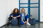 Nákupní taška Reisenthel Loopshopper L Herringbone dark blue