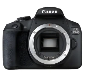 Canon EOS 2000D černá / Digitální zrcadlovka / tělo bez objektivu / CMOS snímač / Wi-Fi / 3" displej (2728C001)