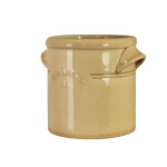 Strömshaga Keramický obal na květiny Brobacka Yellow 1 L, žlutá barva, keramika