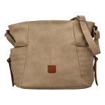 Trendy dámská kabelka přes rameno Tamara, světle hnědá