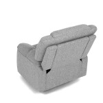 Relaxační křeslo, šedá látka, TV-4088 SIL2
