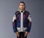 Dámská bunda na moto Xrc Winkle 2.0 Wtp adventure black/grey/blue/red - M / modrá