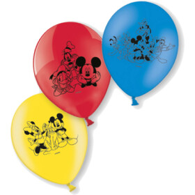 Latexové balónky Mickey Mouse, 6 ks