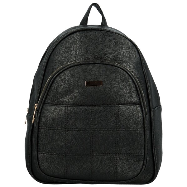 Stylový dámský koženkový kabelko-batoh Emeric, černý