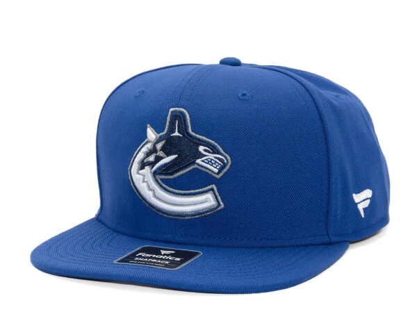 Fanatics Pánská kšiltovka Vancouver Canucks NHL A/CAP Structured Mid Crown Adjujtable Square Visor Snapback