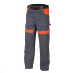 Montérkové kalhoty COOL TREND H8323 do pasu prodloužené 194 cm šedo-oranžové P58 šedo-oranžové