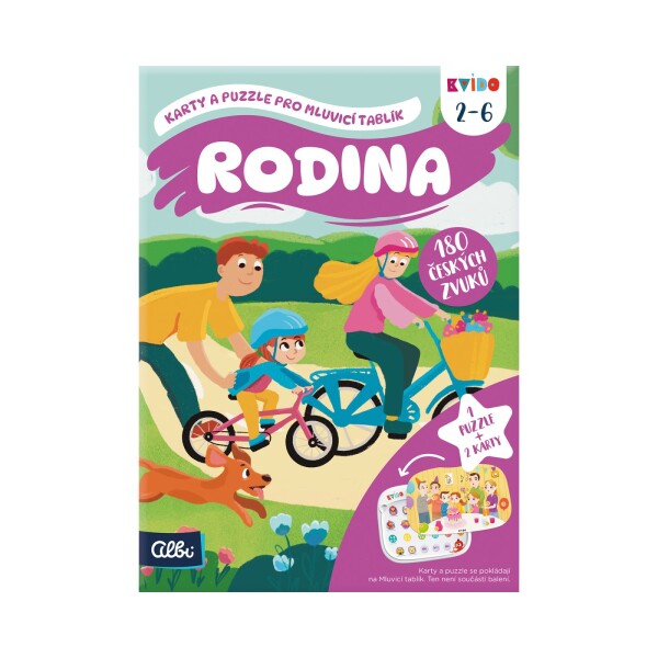 Kvído - Rodina: Karty a puzzle pro Mluvicí tablík 2 - Albi