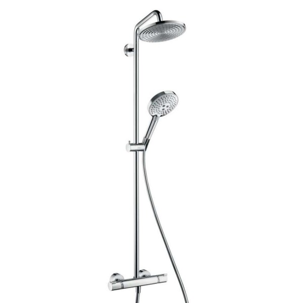 HANSGROHE - Raindance S Sprchový set Showerpipe 240 s termostatem, 3 proudy, EcoSmart 9 l/min, chrom 27116000