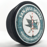 Mustang Puk San Jose Sharks NHL Center Ice