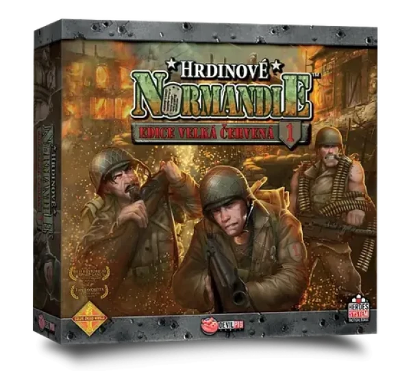 Asmodee Hrdinové Normandie: Edice Velká červená 1