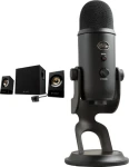 Logitech Z533 černá + Yeti USB Blackout / Sada repro a mikrofon / 2.1 / 120 W / USB