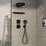 HANSGROHE - ShowerSelect Comfort Termostatická baterie pod omítku, matná černá 15588670