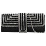 Módní dámské psaníčko Michelle Moon Asiri, černé