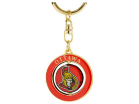 Přívěšek na klíče Ottawa Senators Spinner Keychain 20382587