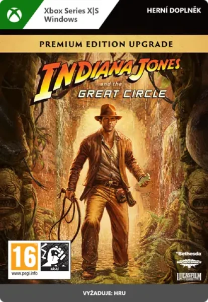 XSX Indiana Jones and the Great Circle: PE upgrade / ESD / Akční / Angličtina / od 16 let / Hra pro Xbox Series (7CN-00156)