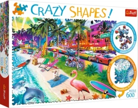 Trefl - Puzzle - Crazy Shapes Pláž Miami
