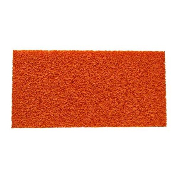 Náhradní povrch houba hrubá, 280 x 140 x 18 mm, oranžová