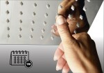 AQUALINE ruční sprcha, průměr 70, ABS/chrom HY815C