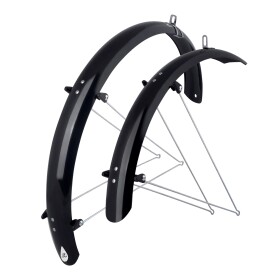 Blatníky FORCE 58 Aluflex 24" + V vzpěry, černé