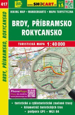 SC 417 Brdy, Příbramsko, Rokycansko 1:40 000