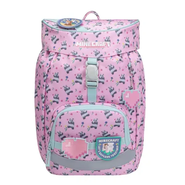 BAAGL Školní batoh Airy Minecraft Panda (A-35977)