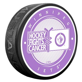 Mustang Puk Winnipeg Jets NHL Hockey Fights Cancer