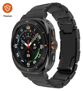 FIXED Titanium Strap černá / Řemínek / Samsung Galaxy Watch Ultra / Titan / PVD úprava (FIXTST-1384-BK)